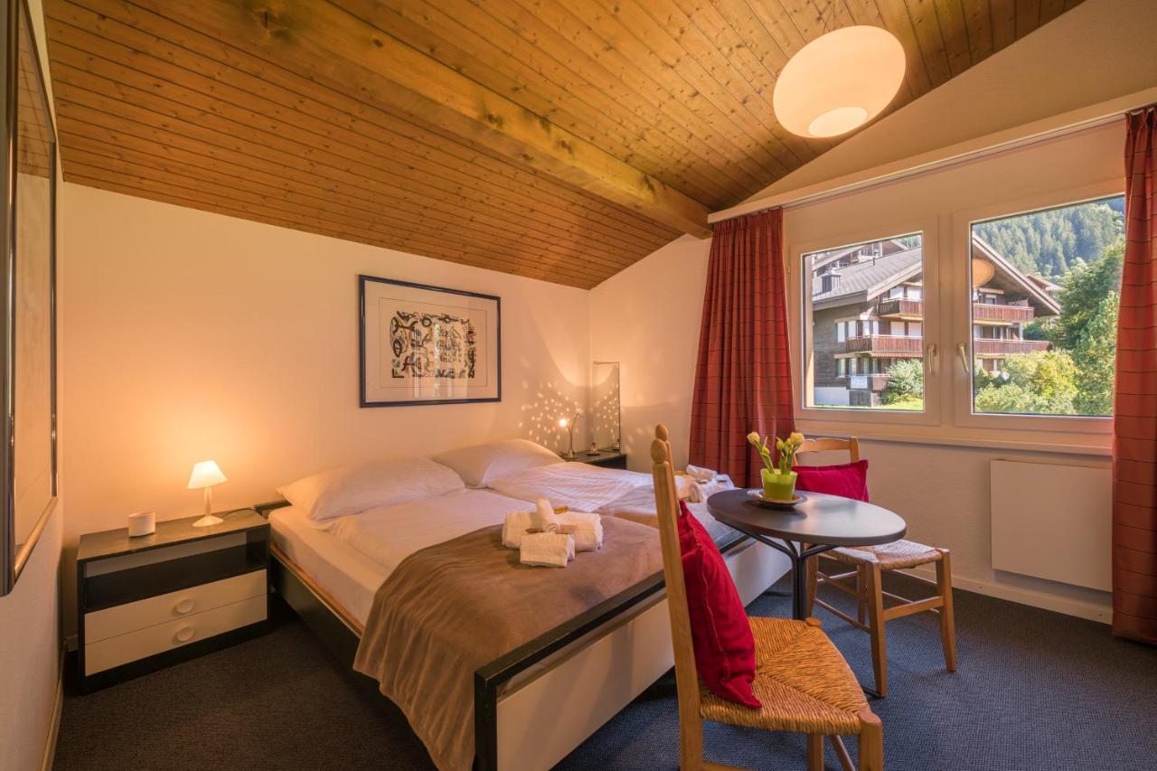 Chalet Primula Penthouse Wengen Exterior foto