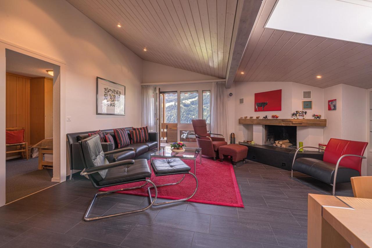 Chalet Primula Penthouse Wengen Exterior foto