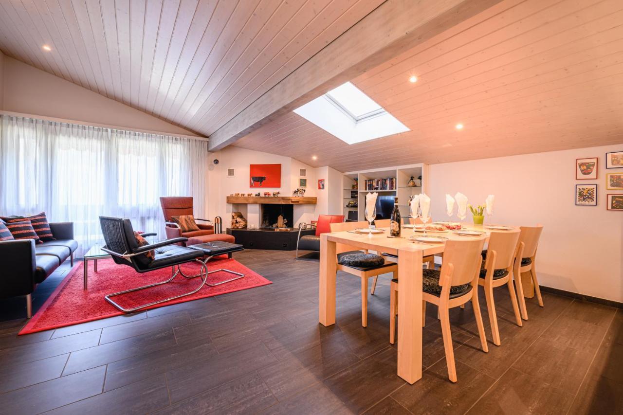 Chalet Primula Penthouse Wengen Exterior foto