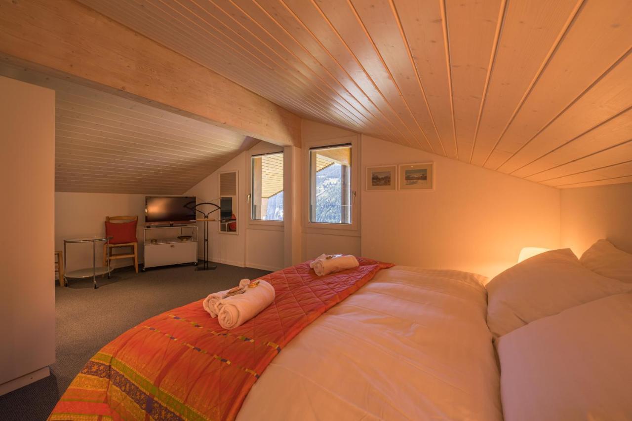 Chalet Primula Penthouse Wengen Exterior foto