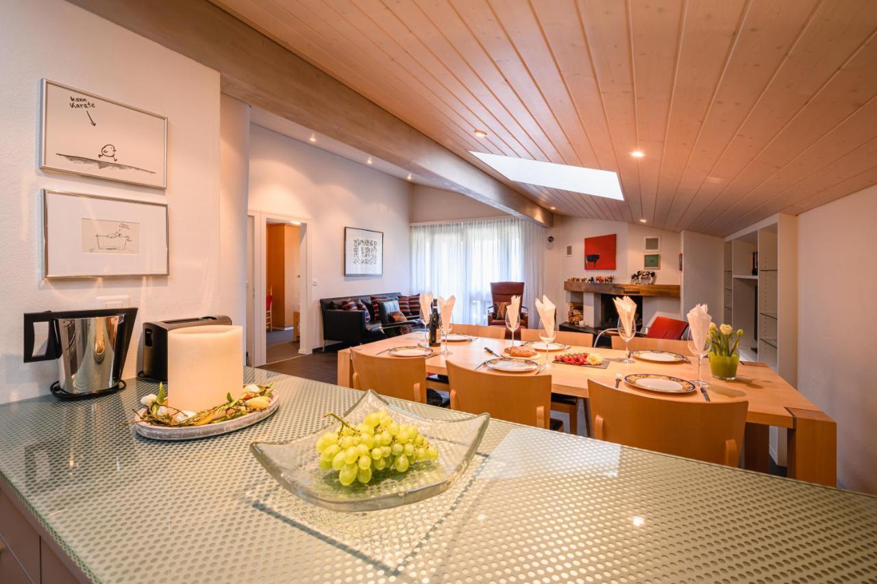 Chalet Primula Penthouse Wengen Exterior foto
