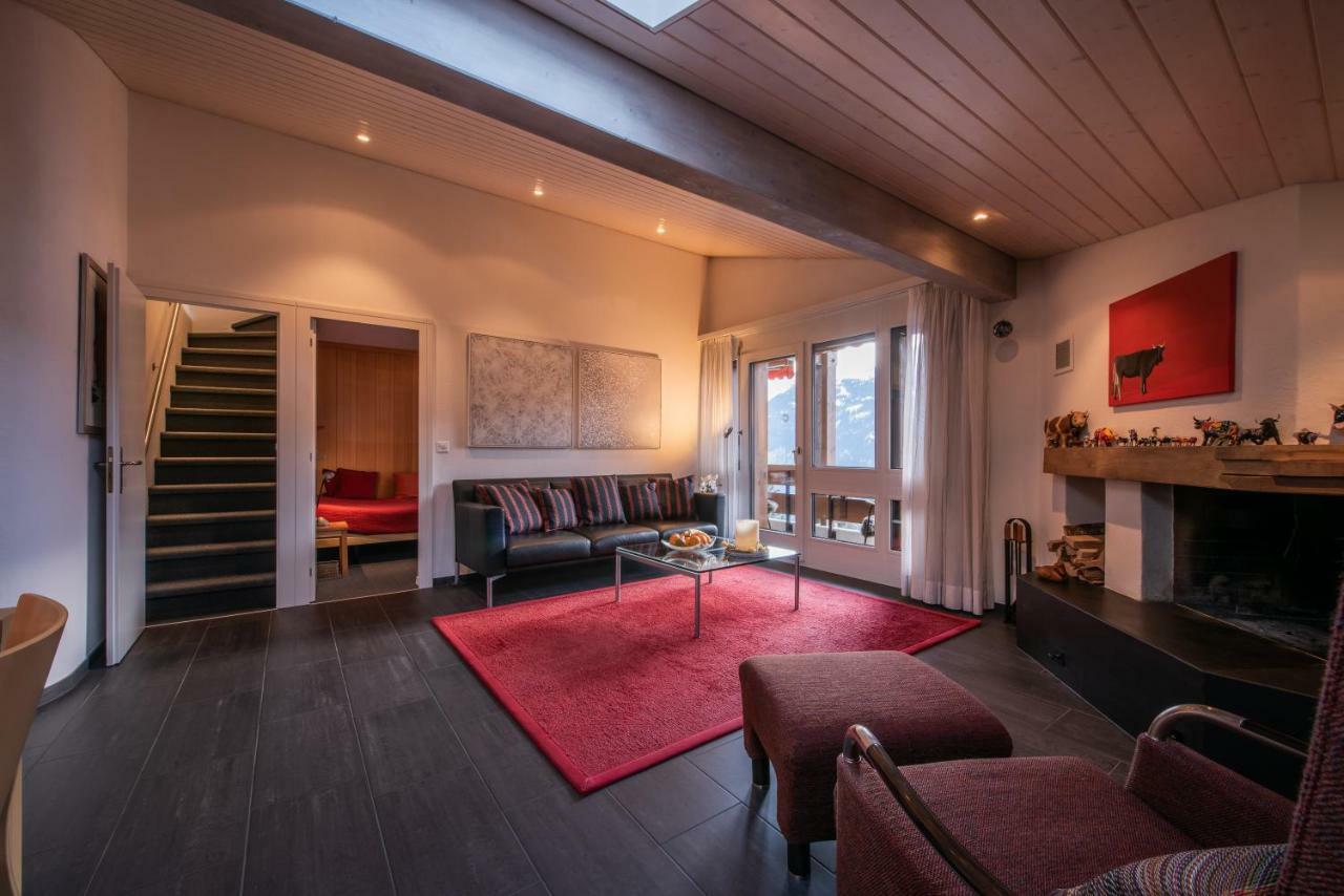 Chalet Primula Penthouse Wengen Exterior foto